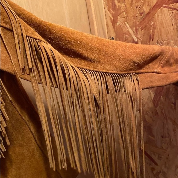 Woman’s Suede Fringe Jacket size 12 - Picture 9 of 10